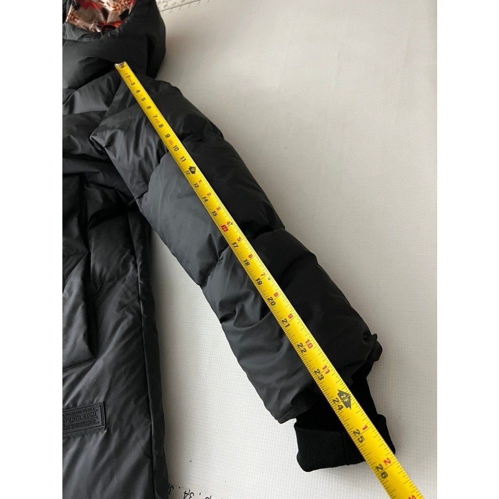 Pendleton Vancouver Puffer Jacket Womens M Black Hooded Long Down Fill Coat - Picture 10 of 14